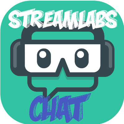 Example of Twitch Stream Chat Source - how to use OBS Software - Streamlabs logo