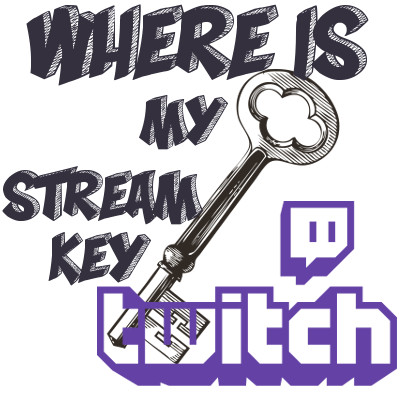 Example of Twitch menu - My Twitch Stream Key icon